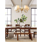 Sardenara Fabric Chandelier-Moonnatur