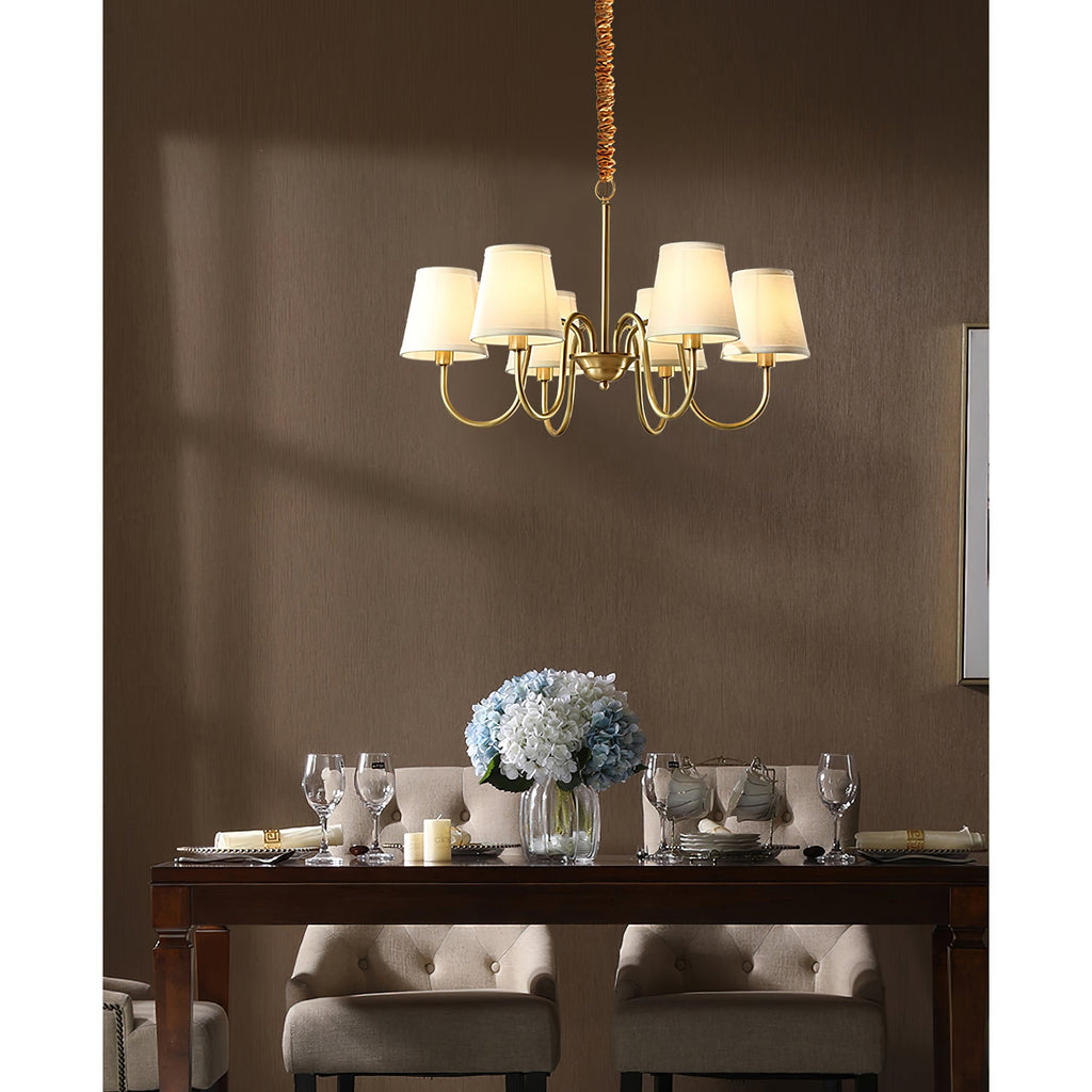 Sardenara Fabric Chandelier-Moonnatur