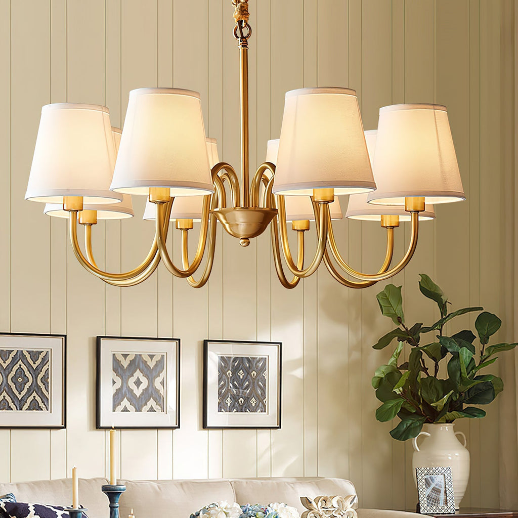 Sardenara Fabric Chandelier-Moonnatur