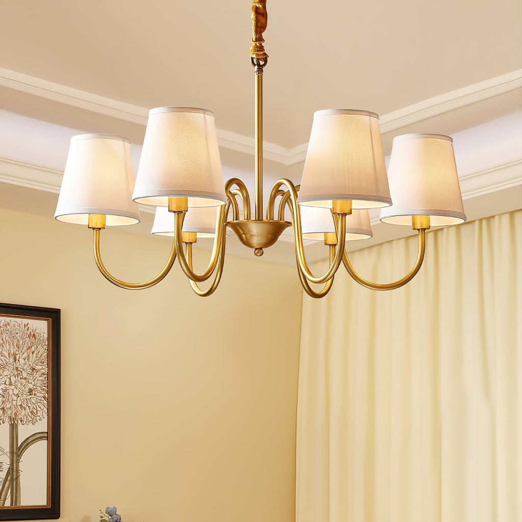 Sardenara Fabric Chandelier-Moonnatur