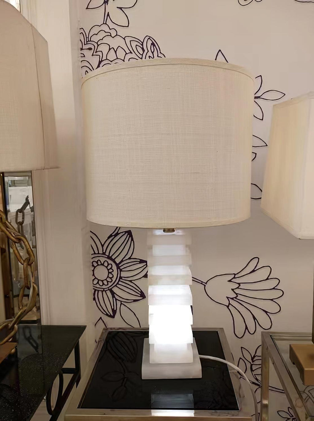 Lorrenley Fabric Table Lamp-Moonnatur