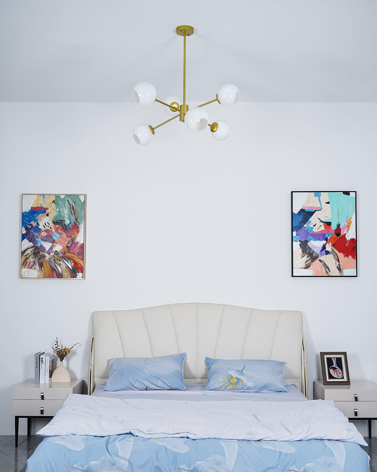 Berenvale Glass Chandelier-Moonnatur
