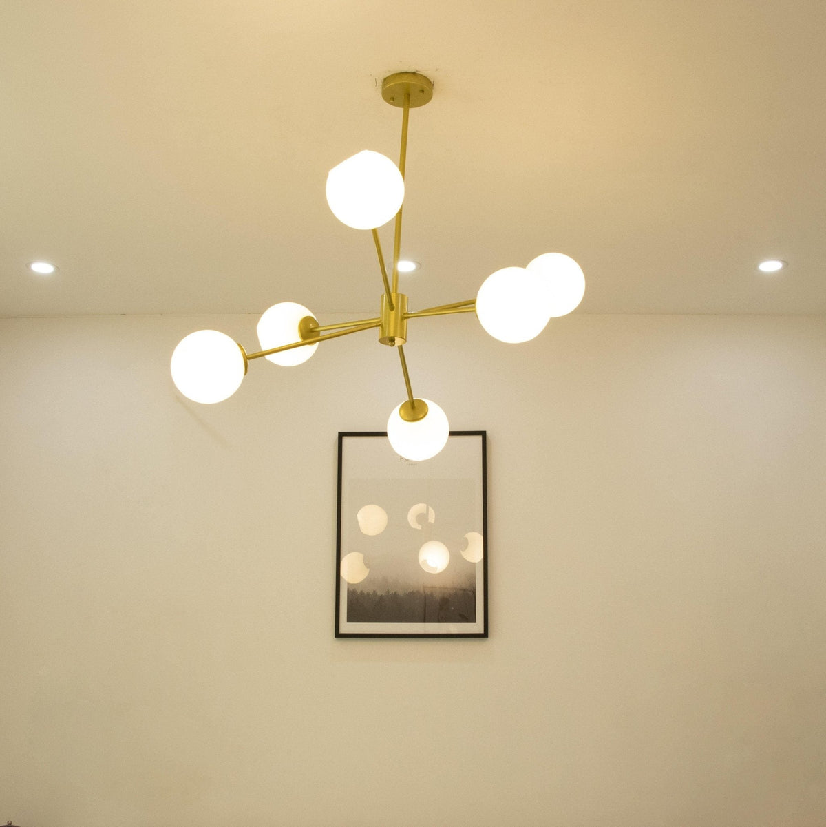 Berenvale Glass Chandelier-Moonnatur