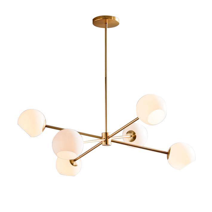 Berenvale Glass Chandelier-Moonnatur