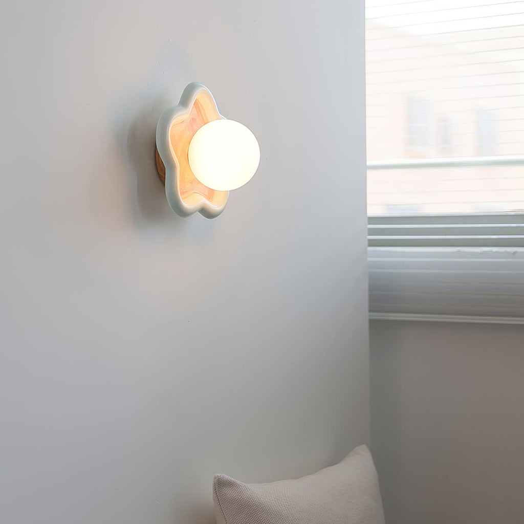 Hadrenhaven Ceramic Wall Light-Moonnatur