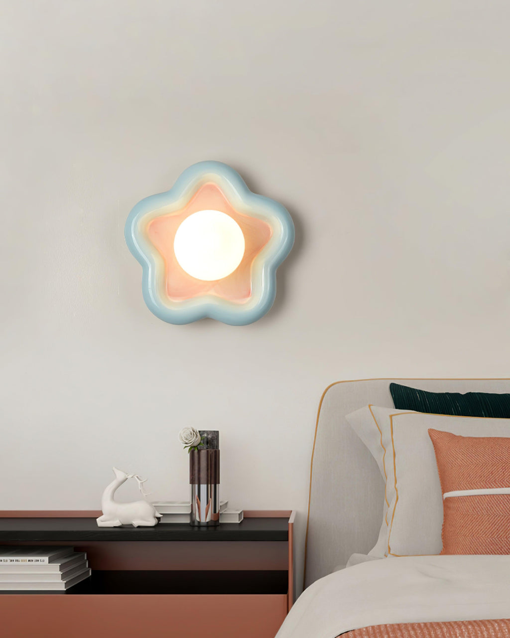 Hadrenhaven Ceramic Wall Light-Moonnatur