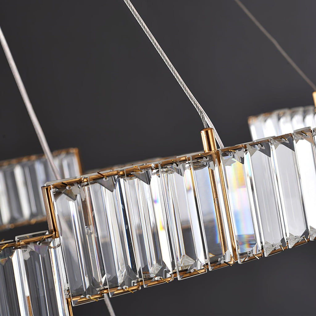 Omaris Glass Chandelier-Moonnatur