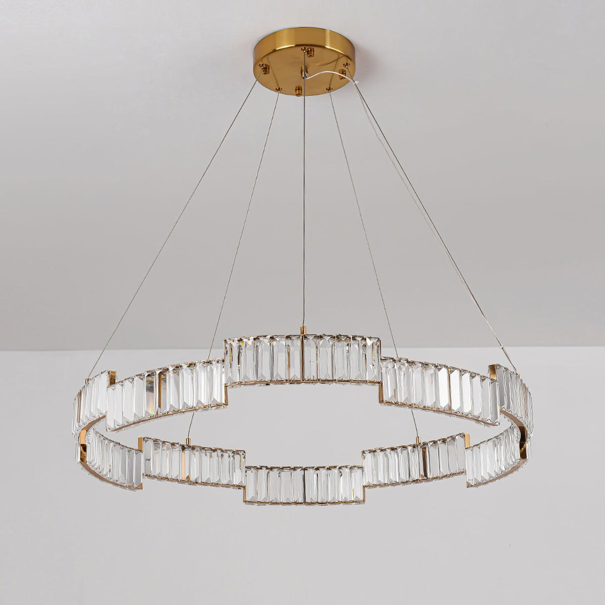 Omaris Glass Chandelier-Moonnatur