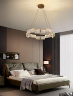Omaris Glass Chandelier-Moonnatur