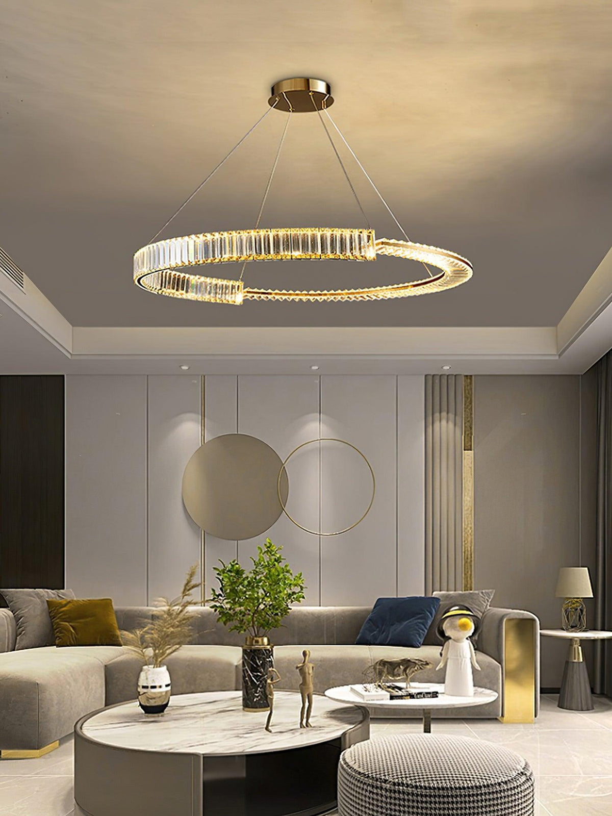 Osternwyn Crystal Chandelier-Moonnatur
