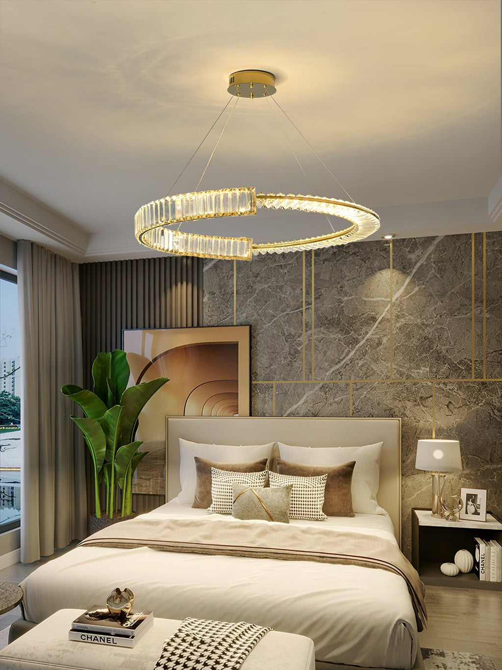 Osternwyn Crystal Chandelier-Moonnatur