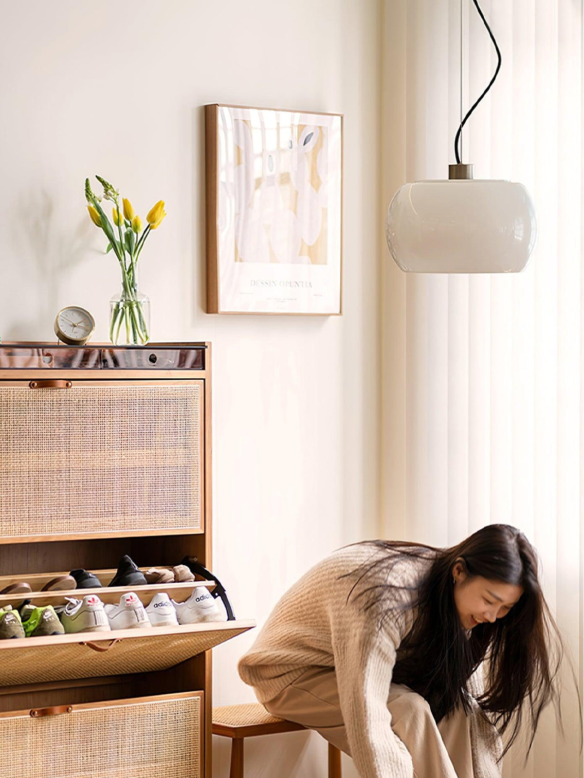 Finrera Glass Pendant Light-Moonnatur