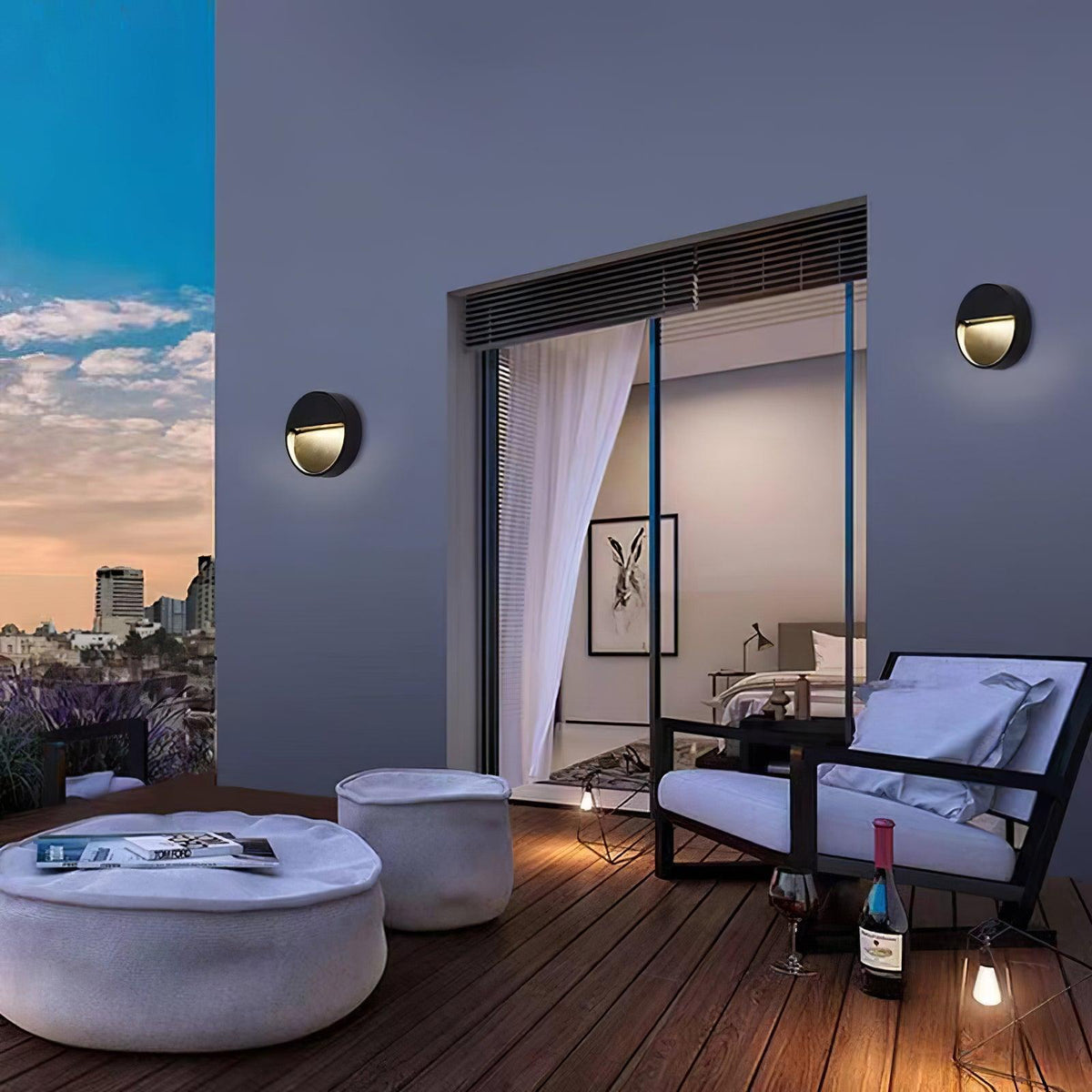 Brackenford Acrylic Wall Light-Moonnatur