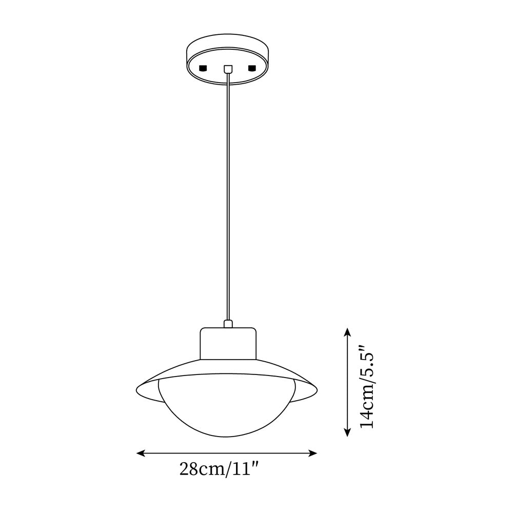Kilvengrove Polyethylene Pendant Light-Moonnatur