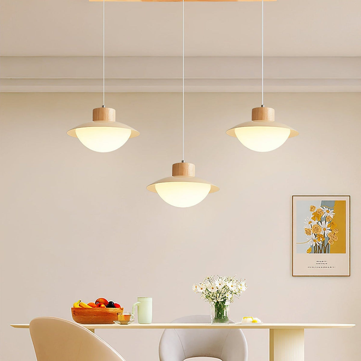 Elsenfern PE Pendant Light-Moonnatur