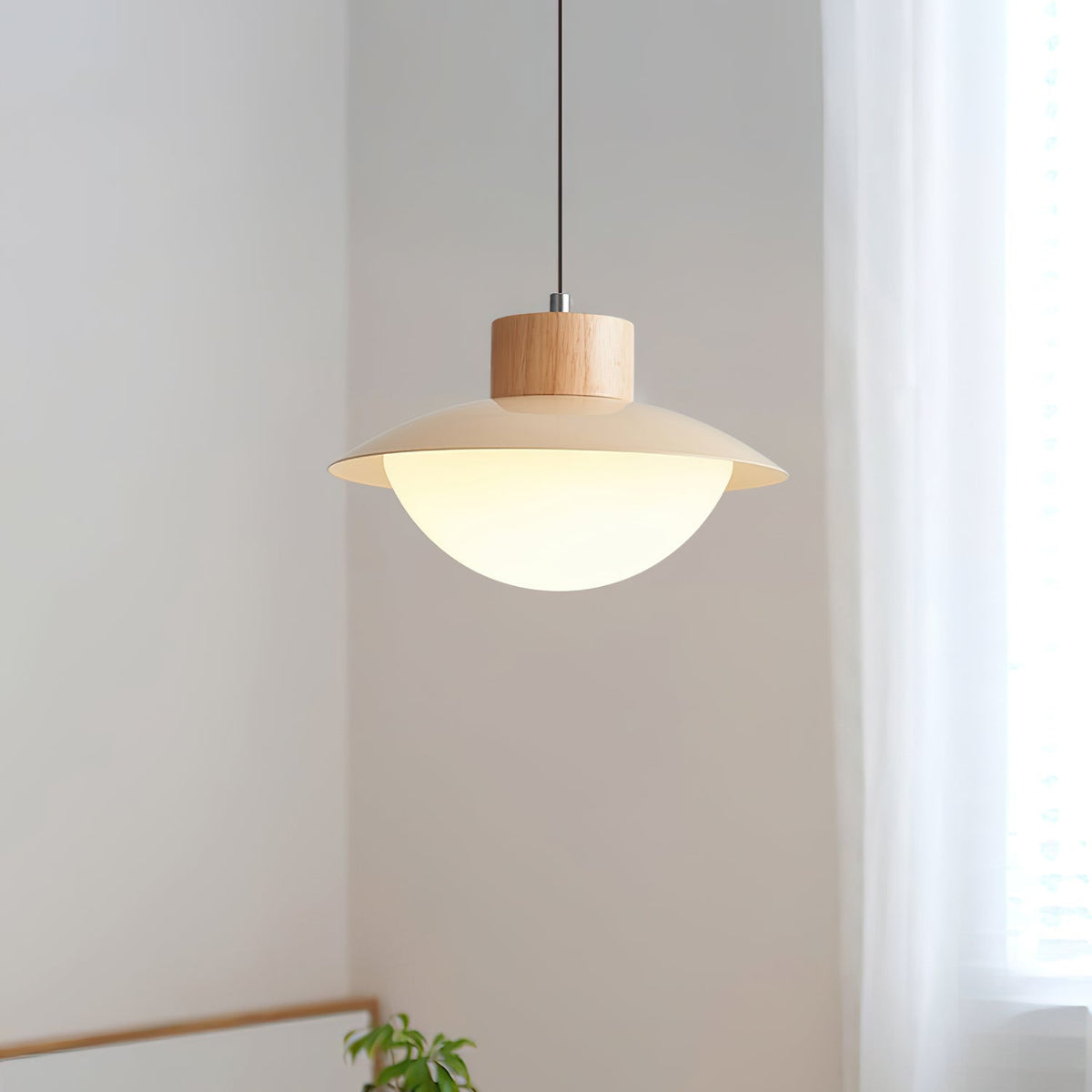 Elsenfern PE Pendant Light-Moonnatur