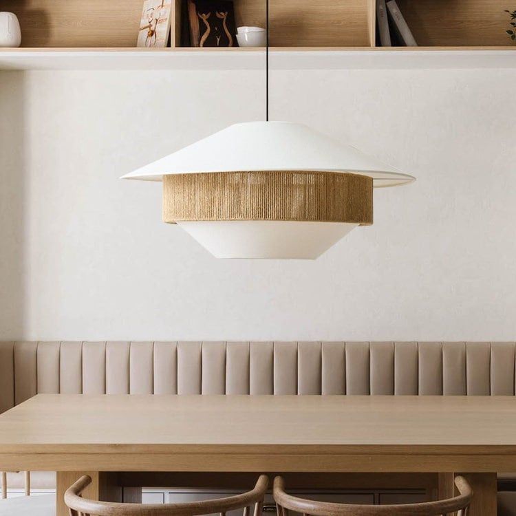 Levenwyn Linen Pendant Light-Moonnatur