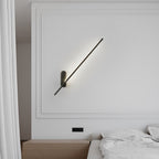 Zimelle Brass Wall Lamp-Moonnatur