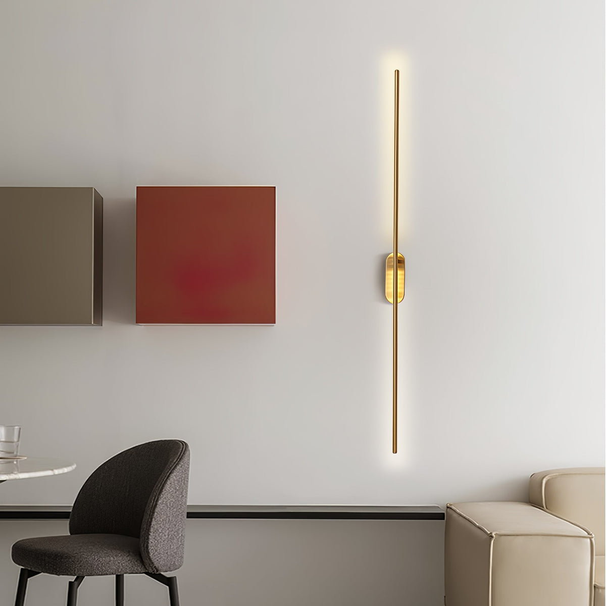 Zimelle Brass Wall Lamp-Moonnatur