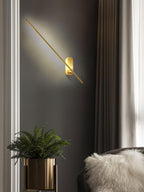 Zimelle Brass Wall Lamp-Moonnatur