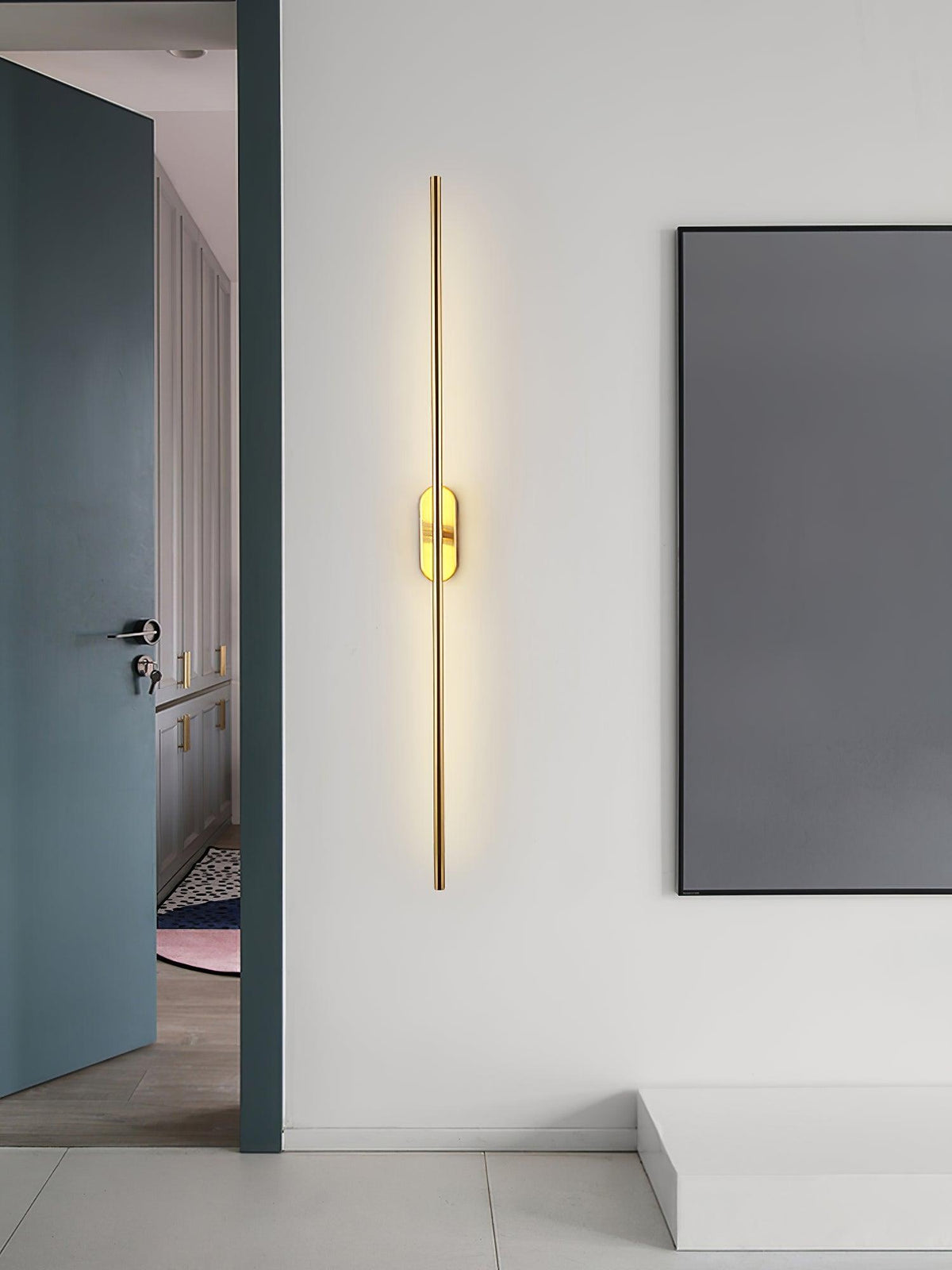 Zimelle Brass Wall Lamp-Moonnatur