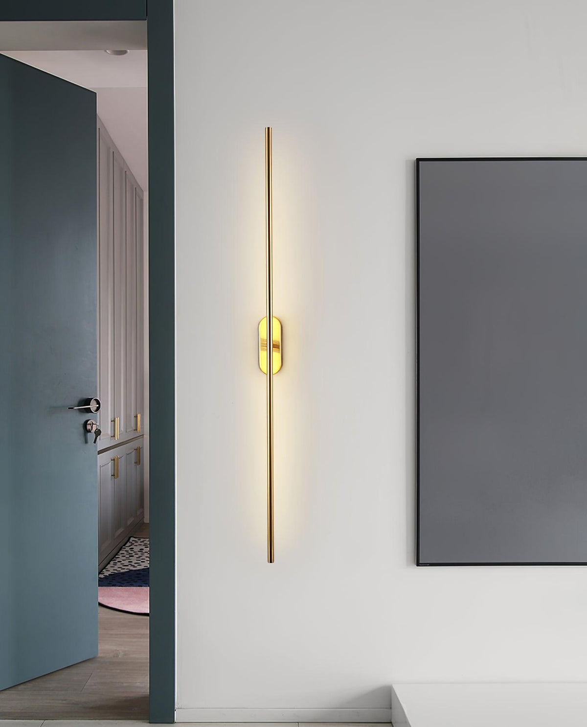 Zimelle Brass Wall Lamp-Moonnatur
