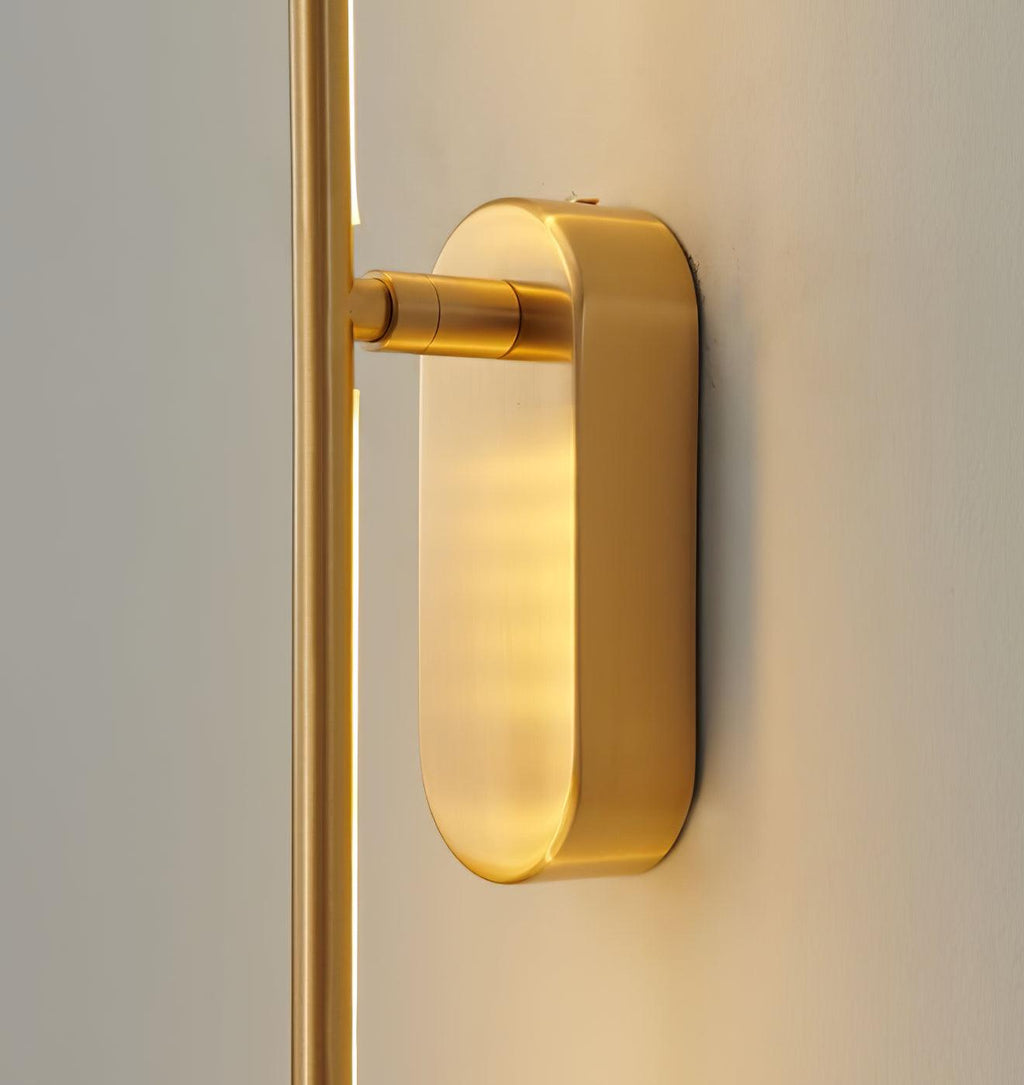 Zimelle Brass Wall Lamp-Moonnatur