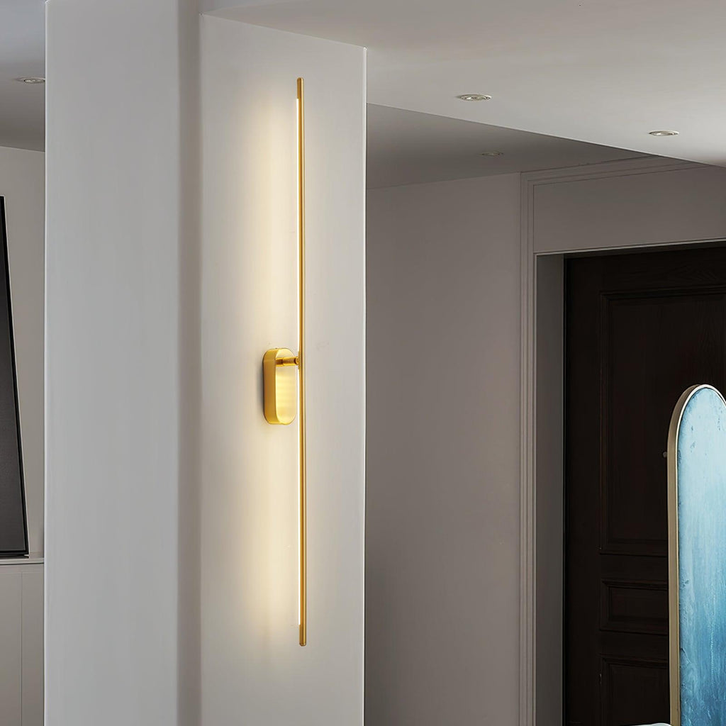 Zimelle Brass Wall Lamp-Moonnatur