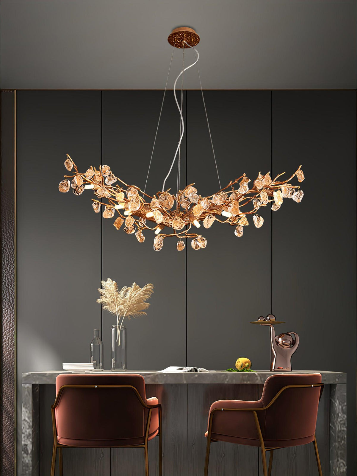 Savenwynne Crystal Chandelier-Moonnatur