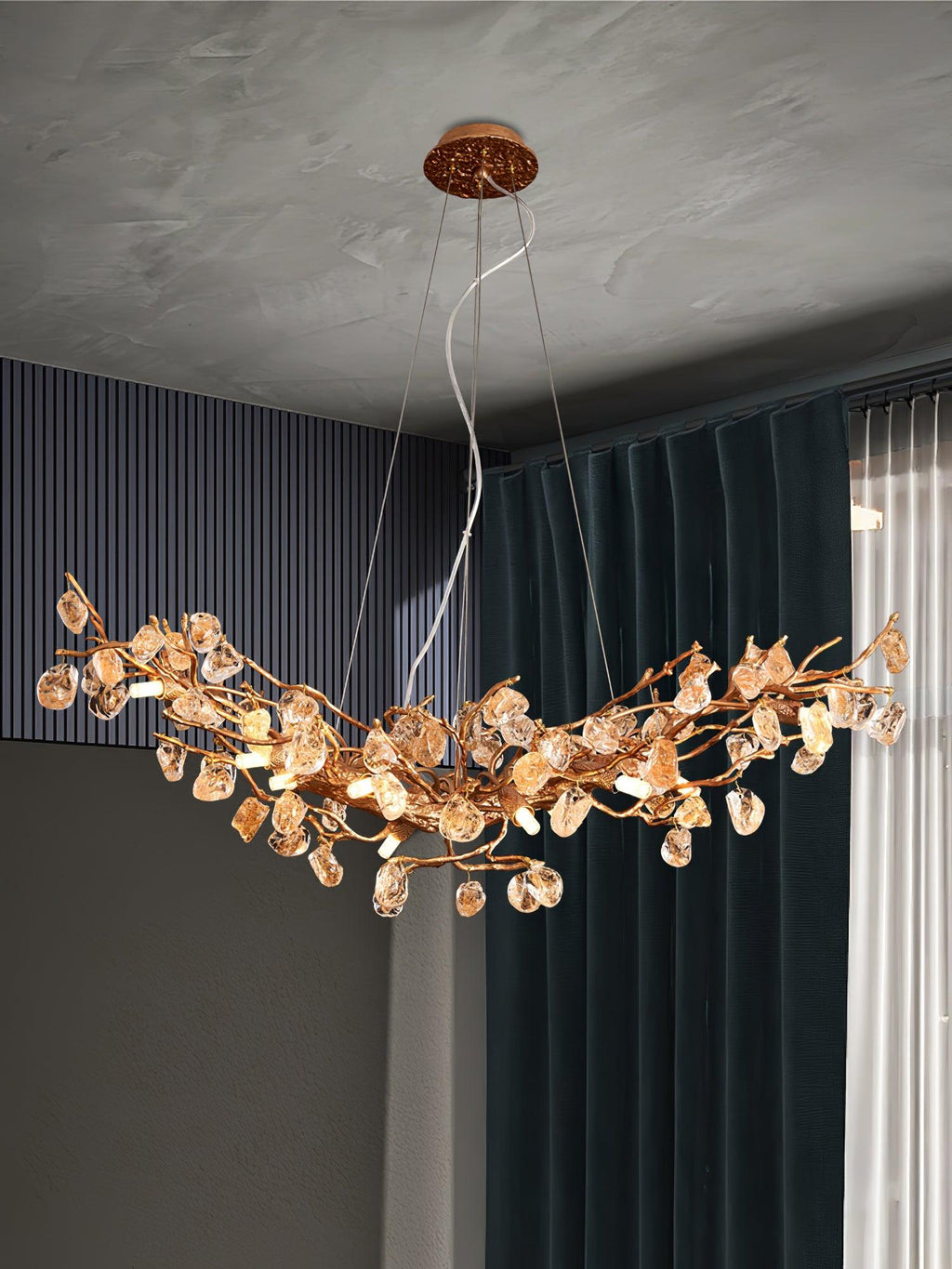 Savenwynne Crystal Chandelier-Moonnatur