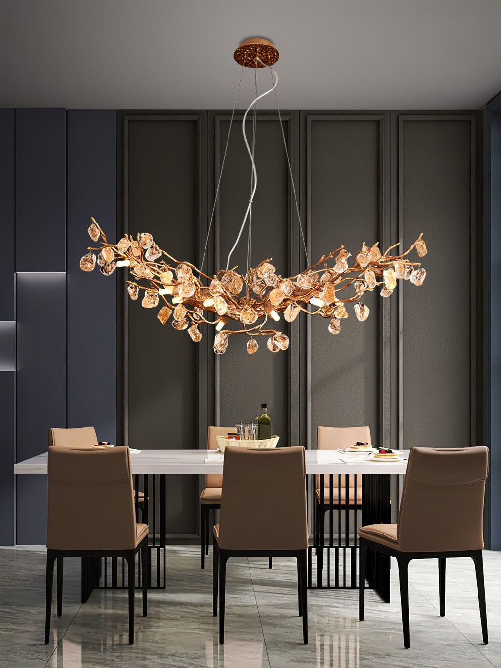 Savenwynne Crystal Chandelier-Moonnatur