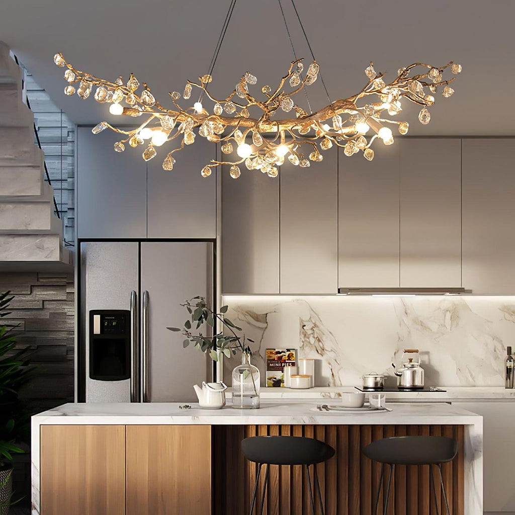 Savenwynne Crystal Chandelier-Moonnatur