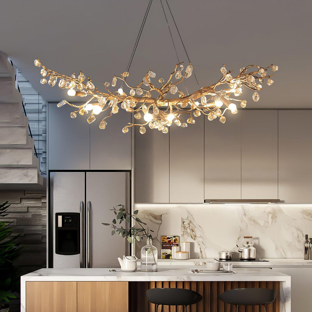 Savenwynne Crystal Chandelier-Moonnatur