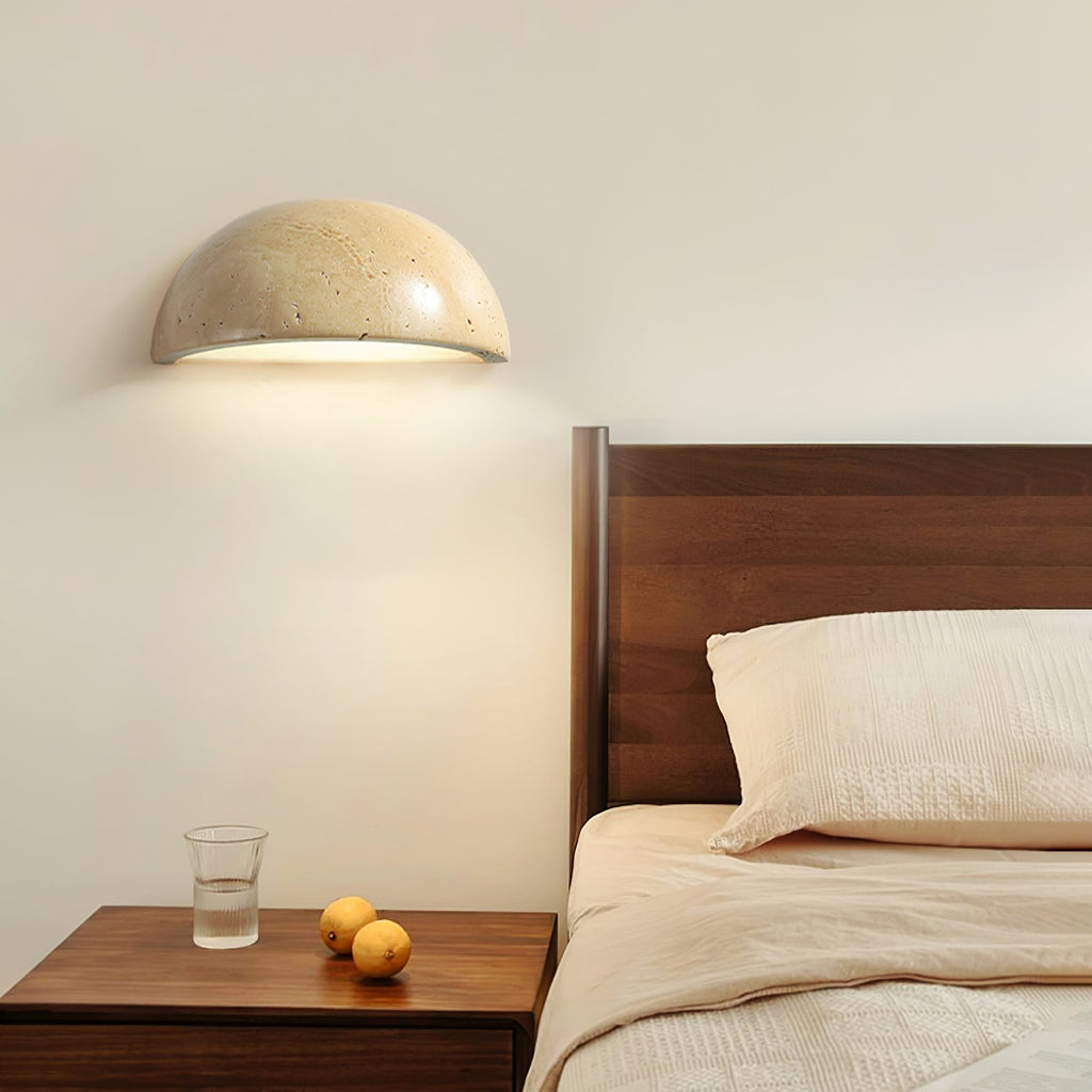 Ivrenford Travertine Wall Light-Moonnatur