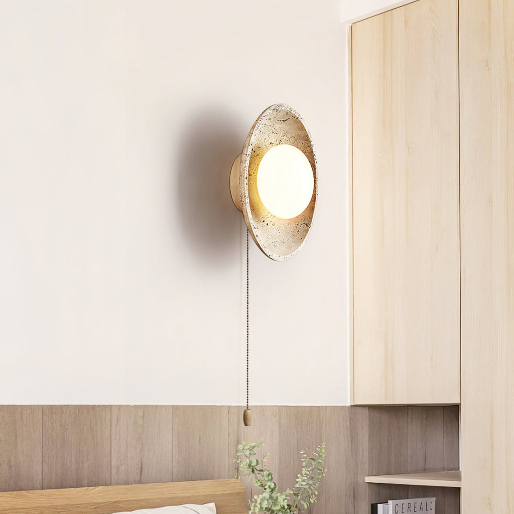 Jardenmoss Travertine Wall Light-Moonnatur