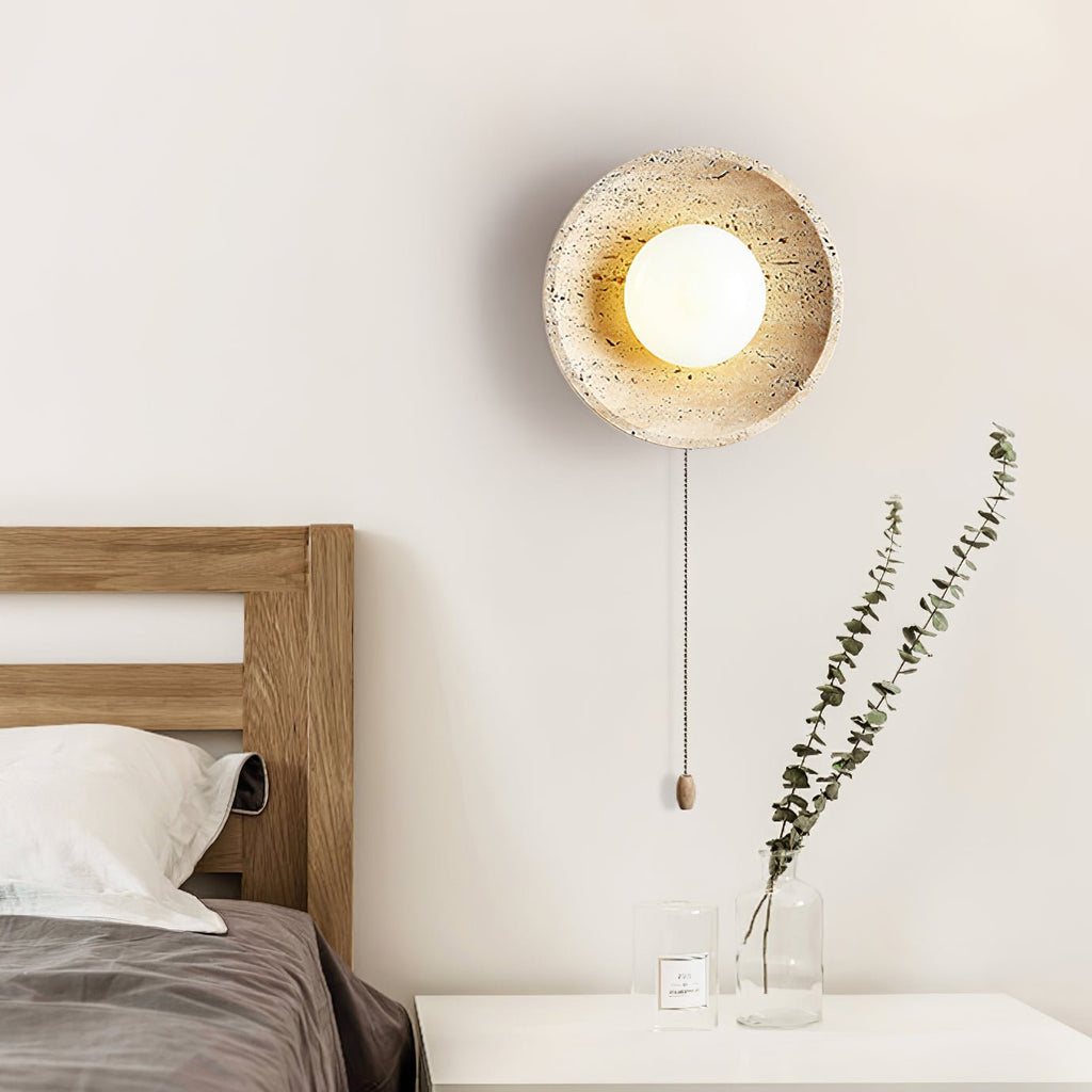 Jardenmoss Travertine Wall Light-Moonnatur