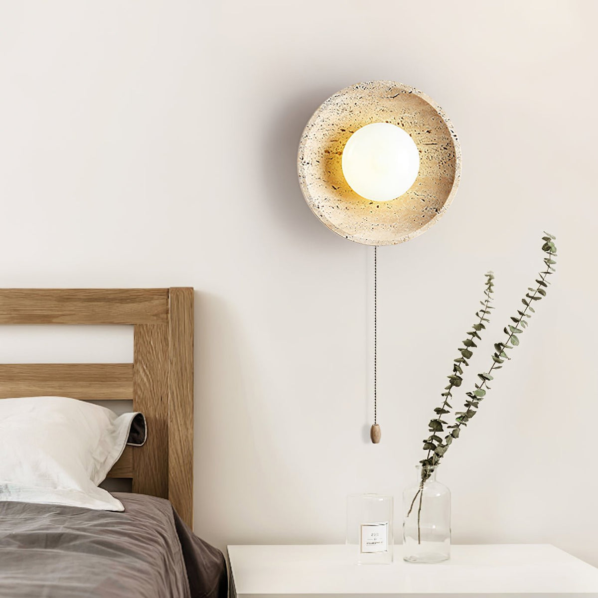 Jardenmoss Travertine Wall Light-Moonnatur