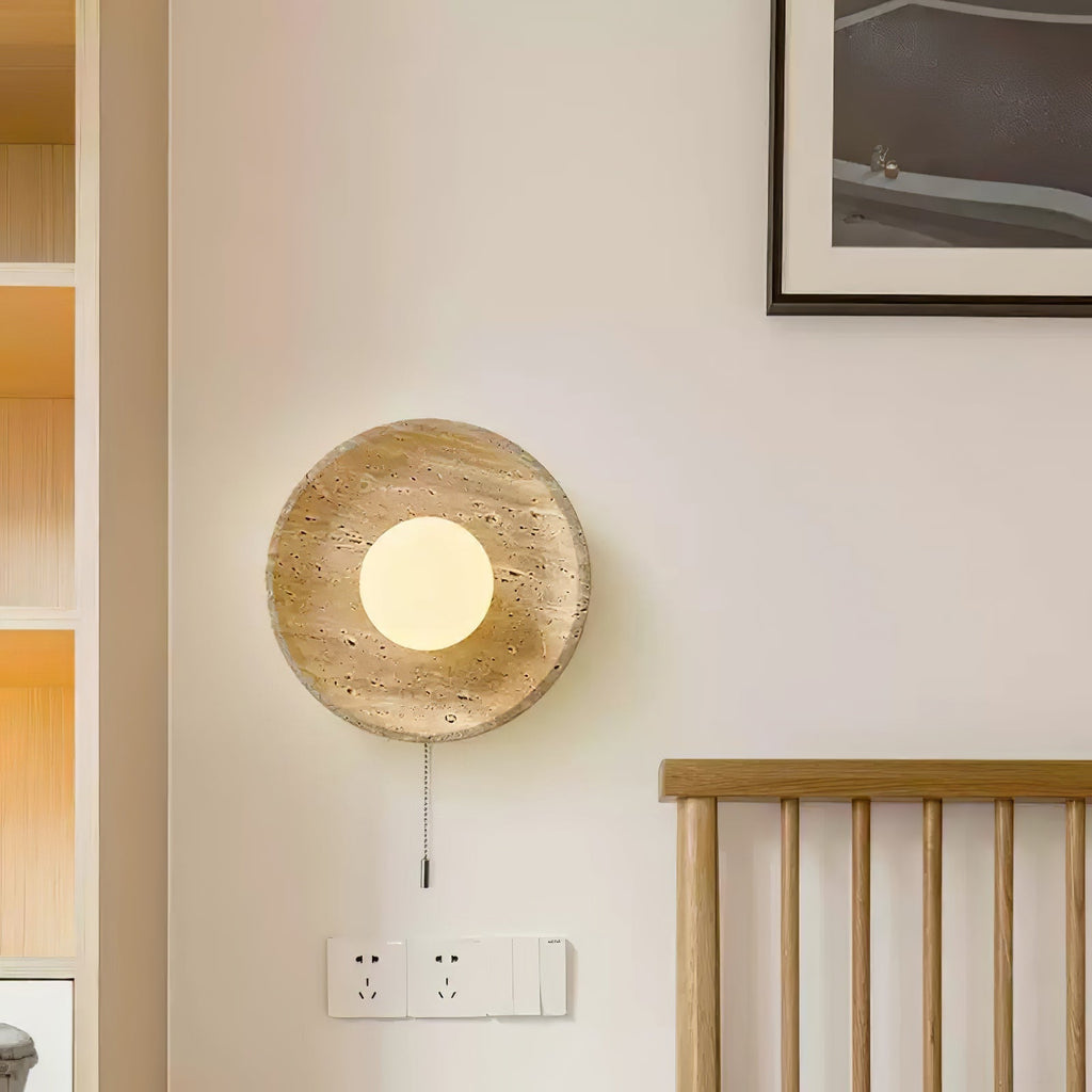 Jardenmoss Travertine Wall Light-Moonnatur