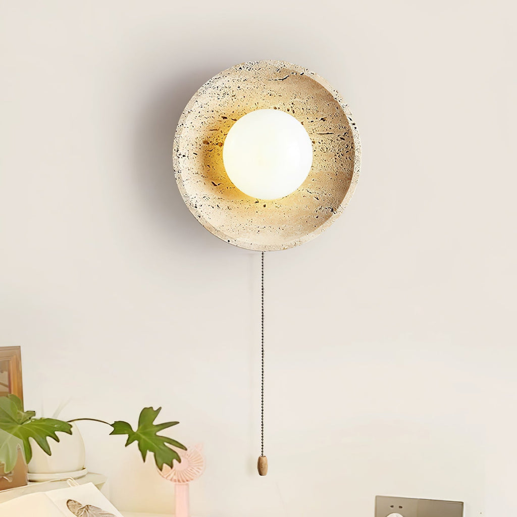 Jardenmoss Travertine Wall Light-Moonnatur