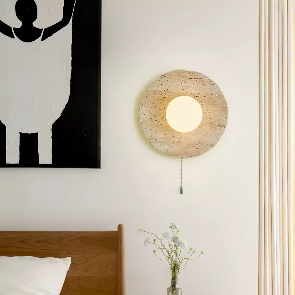 Jardenmoss Travertine Wall Light-Moonnatur