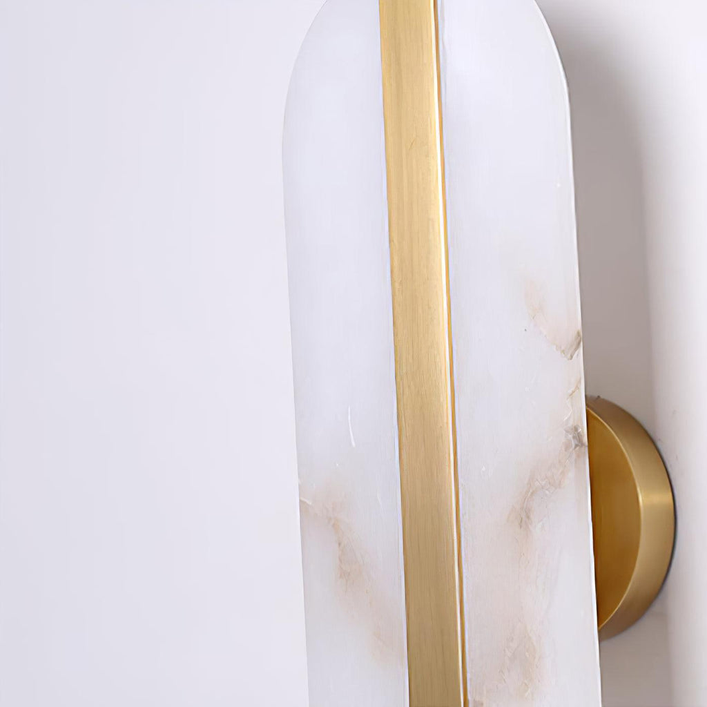 Wilvenfield Alabaster Wall Light-Moonnatur