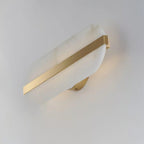 Wilvenfield Alabaster Wall Light-Moonnatur