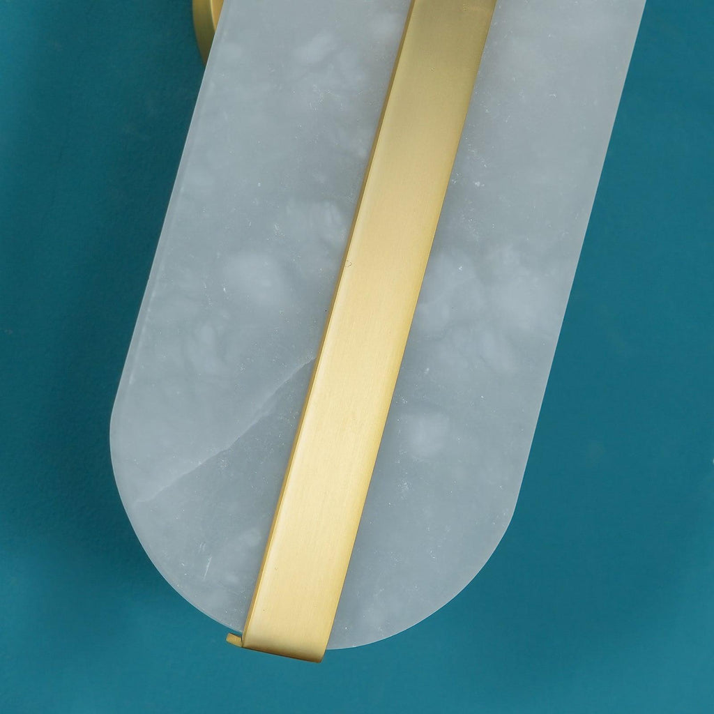 Wilvenfield Alabaster Wall Light-Moonnatur