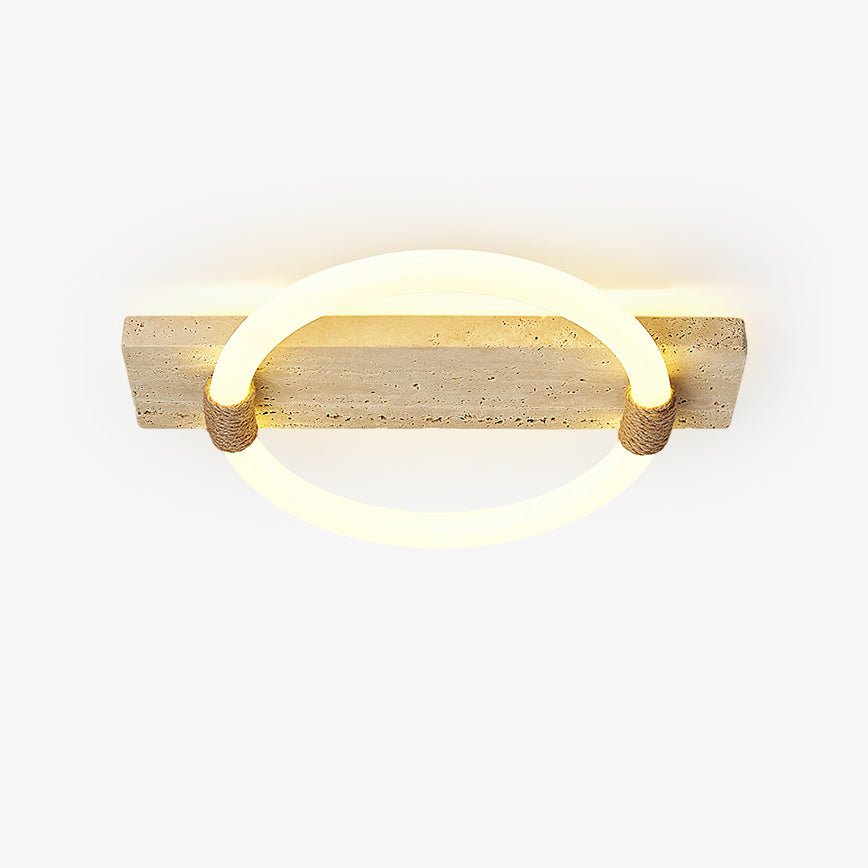 Mardenlark Travertine Wall Light-Moonnatur