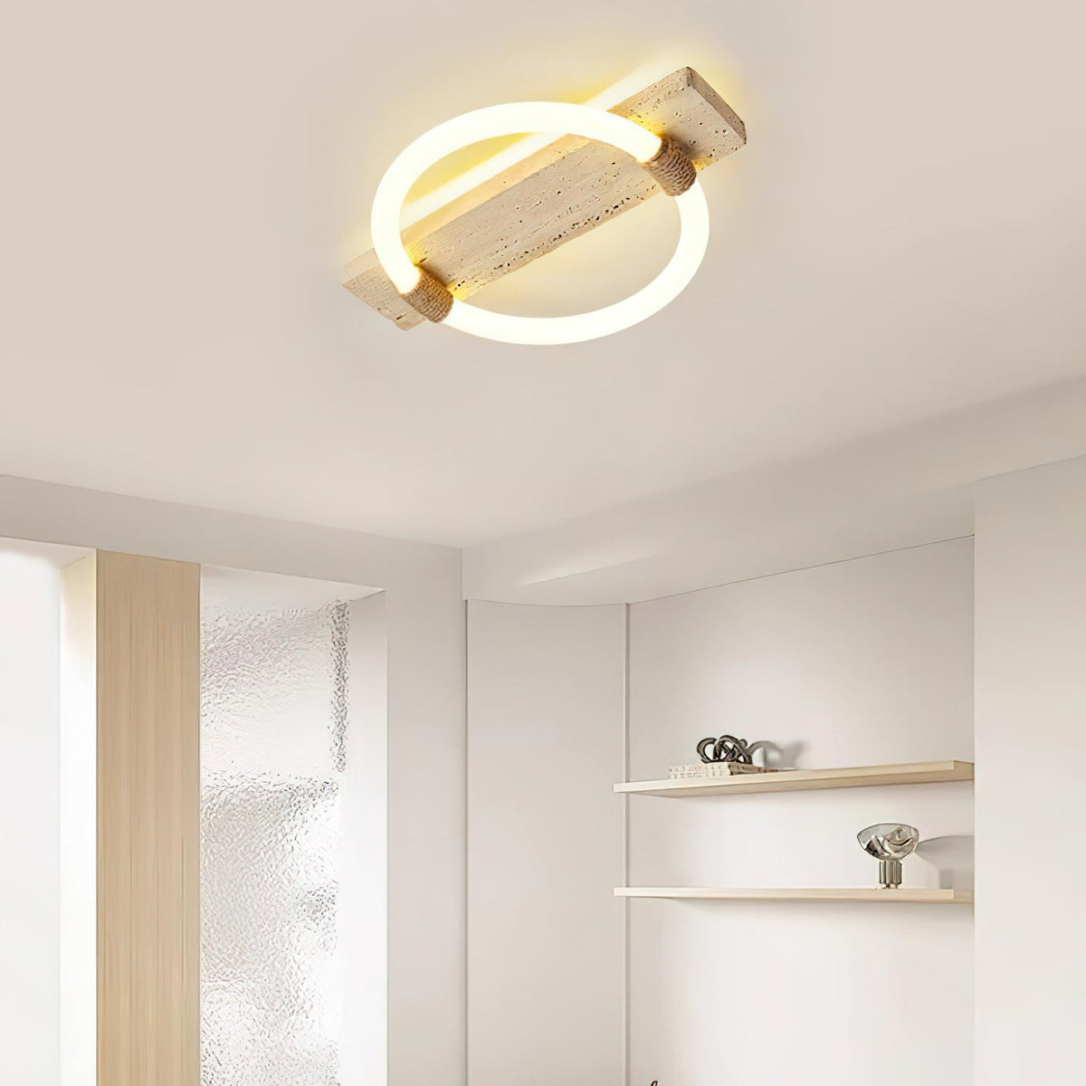 Mardenlark Travertine Wall Light-Moonnatur