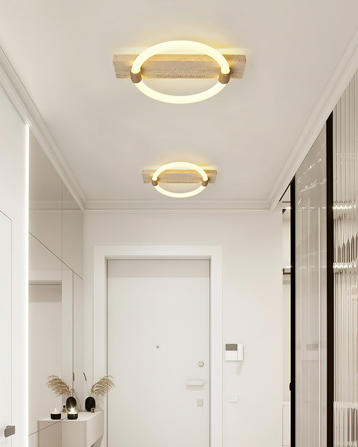 Mardenlark Travertine Wall Light-Moonnatur