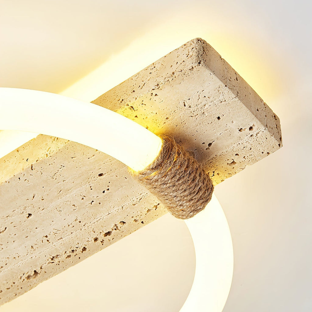 Mardenlark Travertine Wall Light-Moonnatur