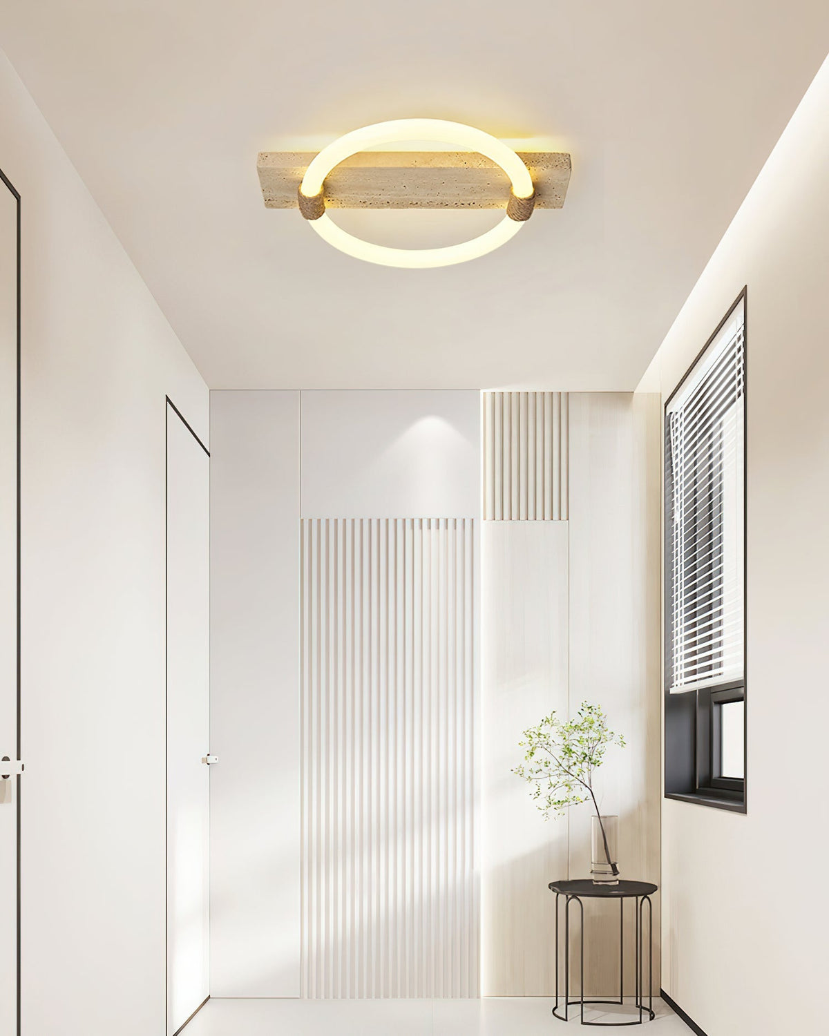 Mardenlark Travertine Wall Light-Moonnatur