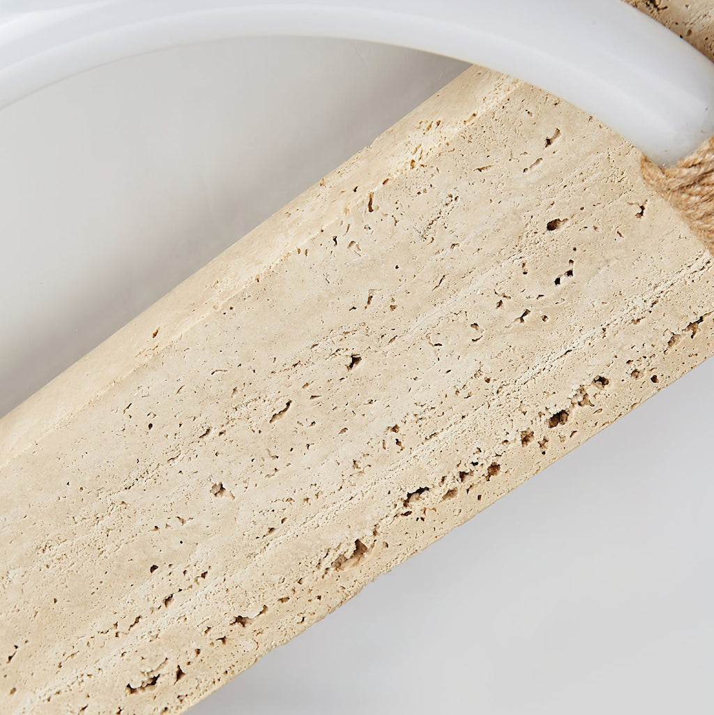 Mardenlark Travertine Wall Light-Moonnatur