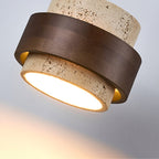 Ulvenvale Travertine Ceiling Light-Moonnatur